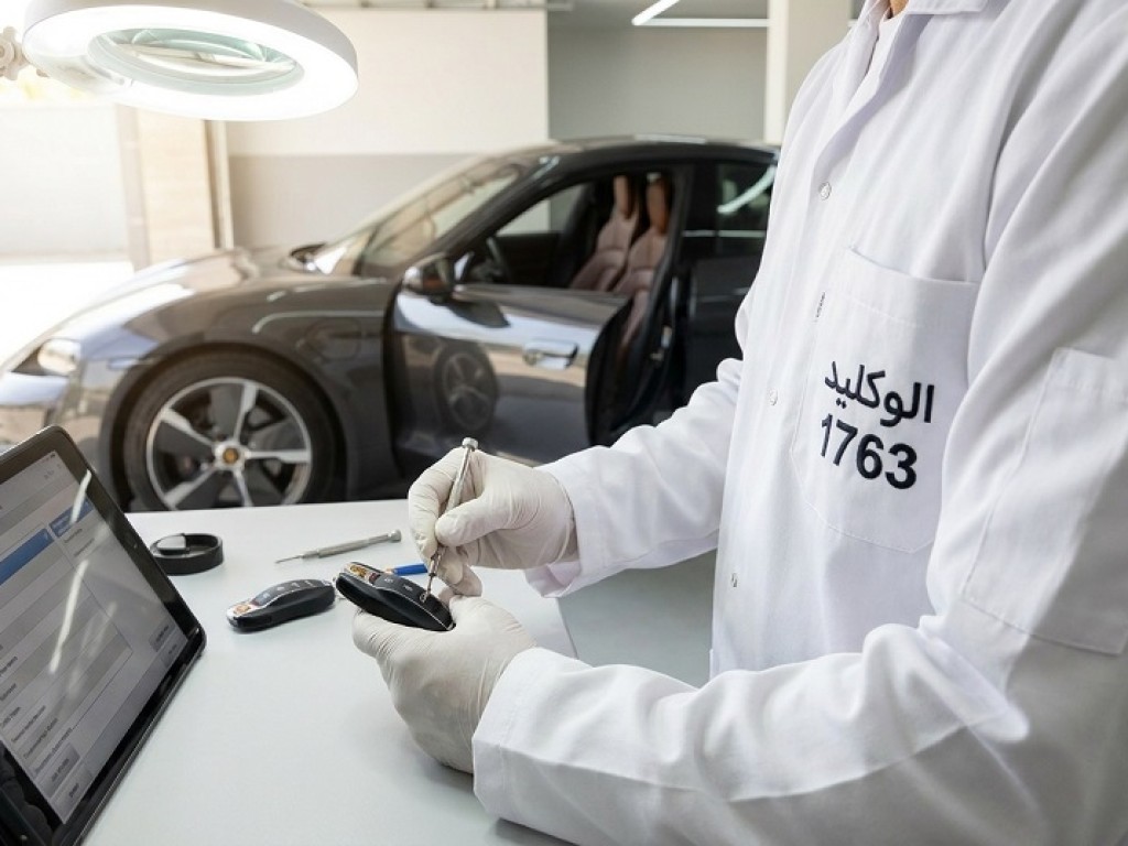 ساخت سوئیچ پورشه | خدمات تخصصی ساخت کلید و ریموت Porsche با الوکلید